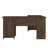60W L Shaped Desk with Storage in Ash Brown-906071869