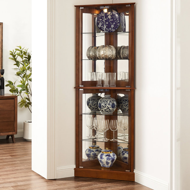 Vitrine noyer, Noyer