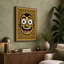 Grinning Face Retro - Wrapped Canvas-1367180169-1367180171