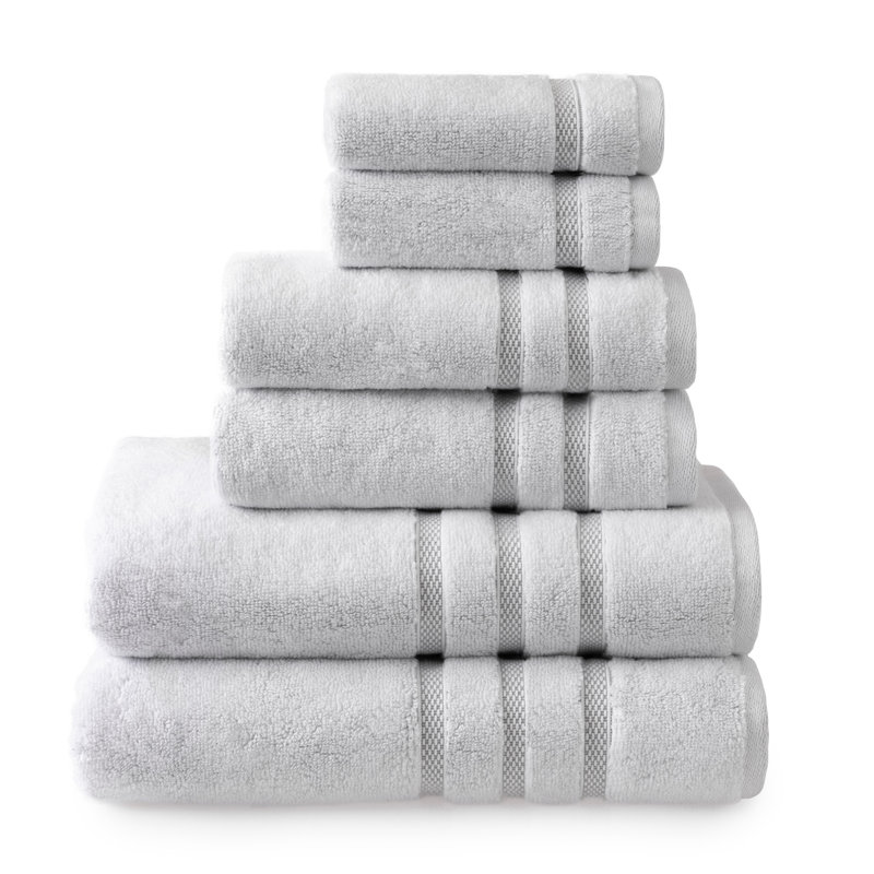 Ensemble de serviettes 6 pièces Waldo, Blanc