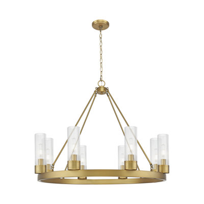 Jaiwan - Lustre 6 lumières avec abat-jour