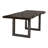 Gaige 6 - Person Solid Wood Top Double Pedestal Base Dining Set