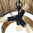 Stutz 4-Light Dimmable Rattan Drum Chandelier