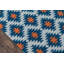 Thompson Wool Geometric Area Rug in Navy-1194029930