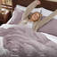 Housse de couette en microfibre Bed Bed - ensemble de literie extra doux en coton prélavé (ensemble de 3)-1558598734-1546097809