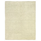 Pyramid Wool Geometric Area Rug in Ivory/Oat