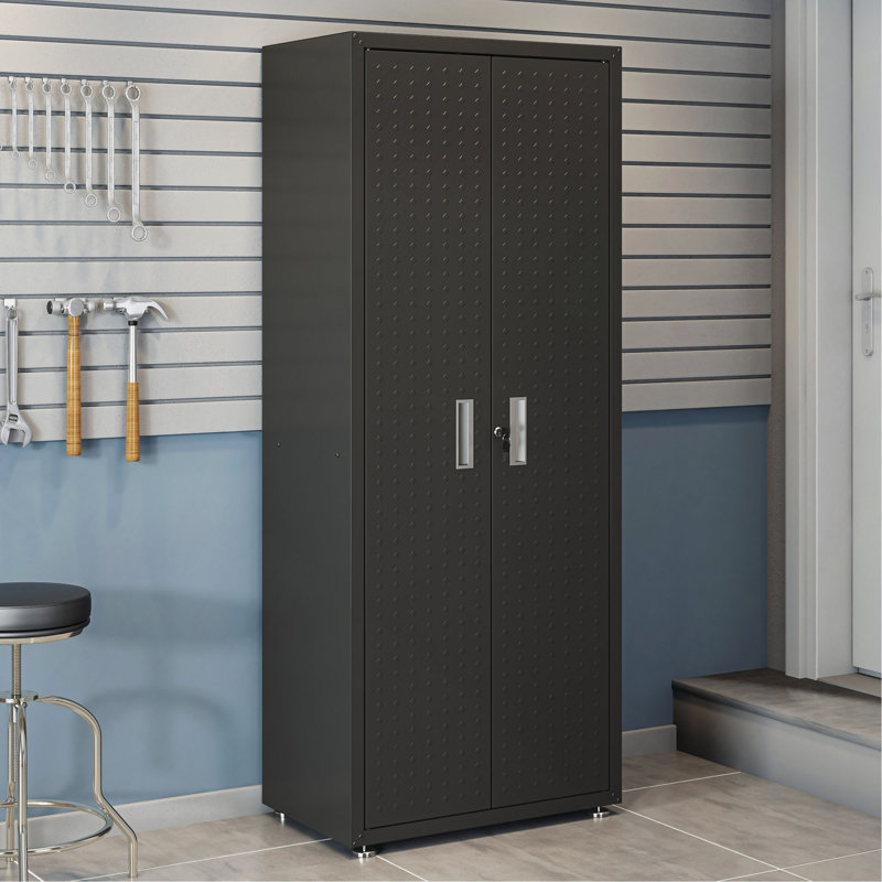 Grande armoire de garage gris anthracite, Gris anthracite