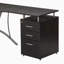 Bureau d'ordinateur moderne en L avec classeur et rangement Techni Mobile