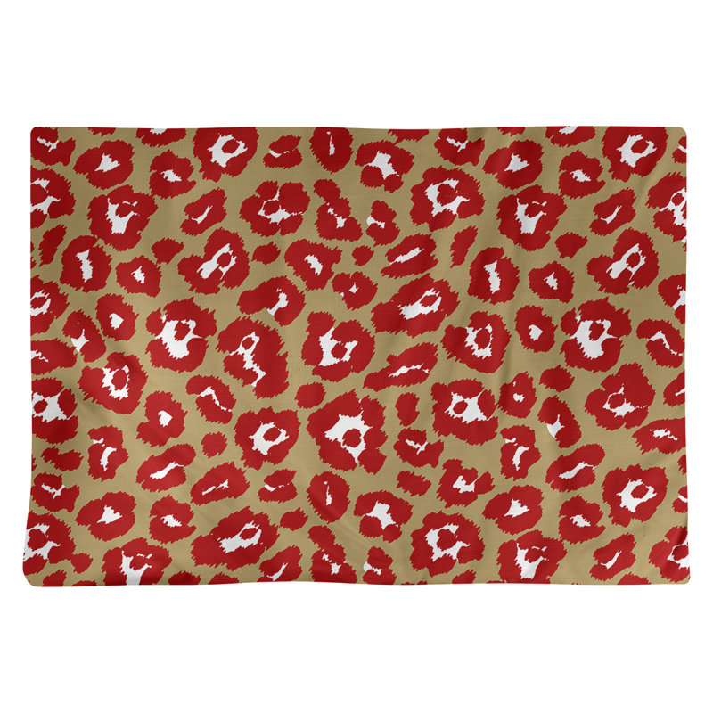 Napperon 18 "San Francisco football, Or / blanc / rouge, Coton