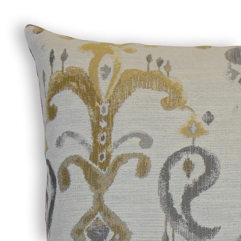 Coussin décoratif Maraed Ikat, Hauteur (18 po) x largeur (18 po)
