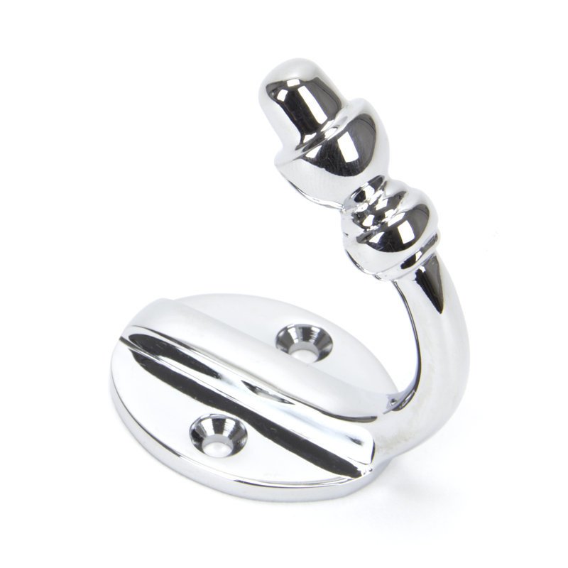 Coat Hooks Brass Wall Hook, Polished Chrome