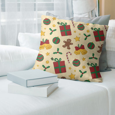 Microsuede Reversible Throw Pillow