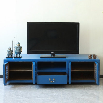 Creative Blue TV Stand