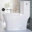 Toilette carrée encastrée à droite 1 pièce Concorde-1135972609-1125190076