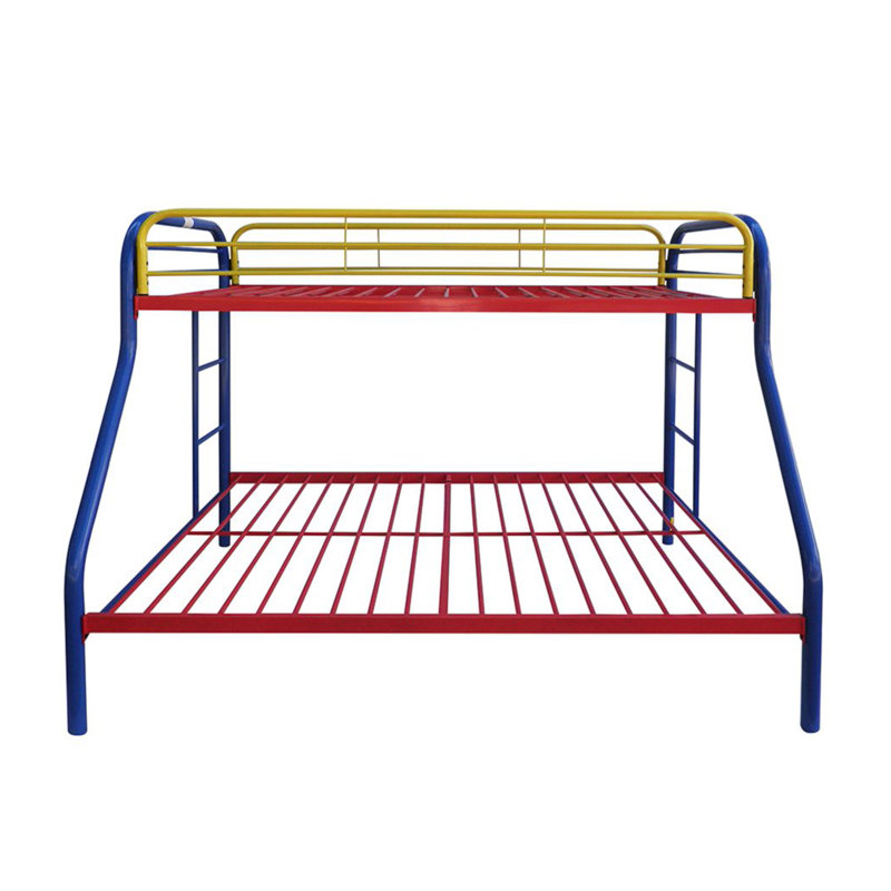 Henline Kids Bunk Bed, Twin Over Full, Rainbow