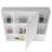 Maisie 34'' W 30'' H Surface Framed Medicine Cabinet Mirror 7 Fixed-1351855763
