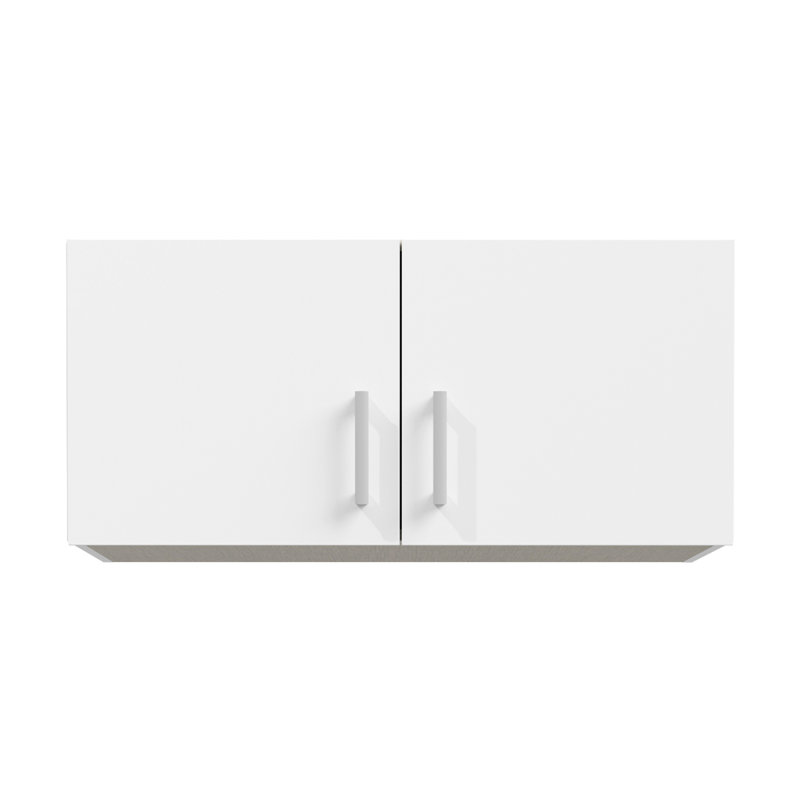 Extention for Wardrobe with 2 Doors, Engineered Wood,  88.9cm W x 38.1cm H x 54.2cm D, White