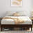 Multi-sized Wooden Platform Bed Frame with Sturdy Slat Support-1063669420-1063669415