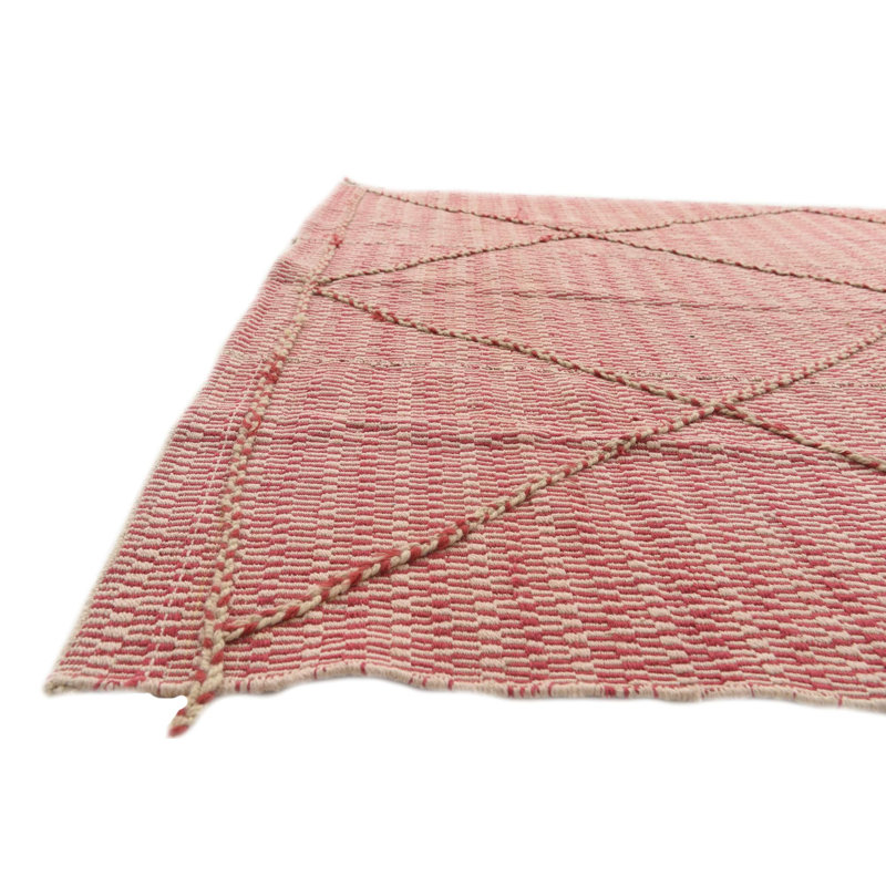 6x9 Pinson Pink and Ivory Rug