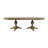 Lang Modern Transitional 102" Double Pedestal Dining Table - Light Brown-508850146