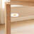 Burlywood Rectangular Solid Wood Dining Table-1132198531