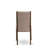 5 Piece Dinette Set for 4 Includes a Rectangle Rustic Wood Dining Room Table and 4 Dark Khaki Linen Fabric Parson Dining Chairs, Jacobean-915361031-915361033-915361032