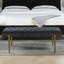 Banc d'appoint rembourré or-1508098135