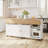 63"W  Kitchen Island With Leaf