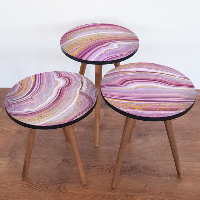 Tables gigognes 3 pieds Angulo