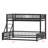 Floor Bunk Bed Frame With Ladder And Safety Guardrails-117529865-117529866