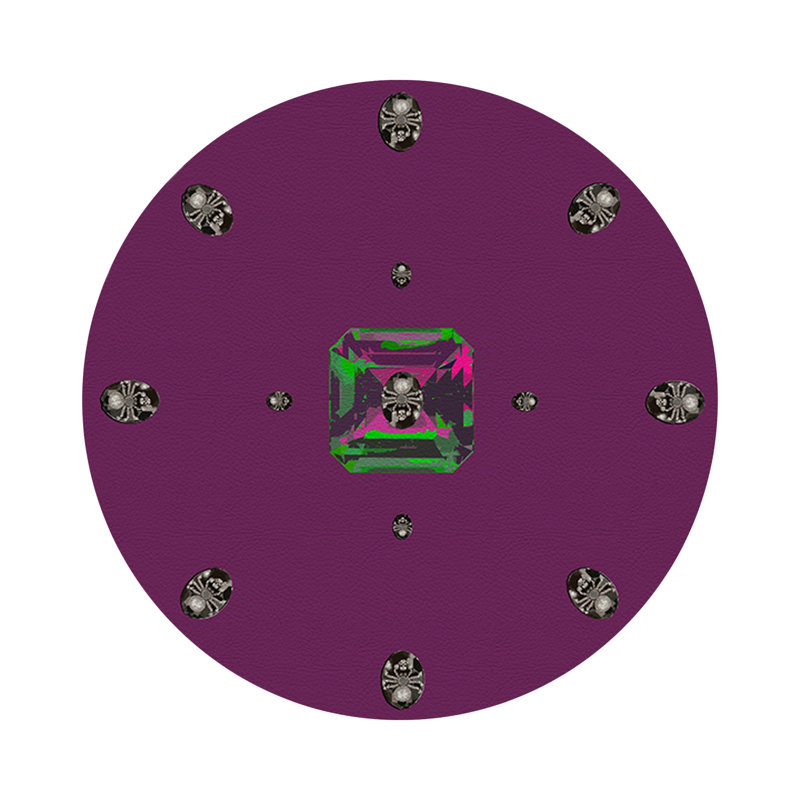  Napperon Asscher, Pluie mauve