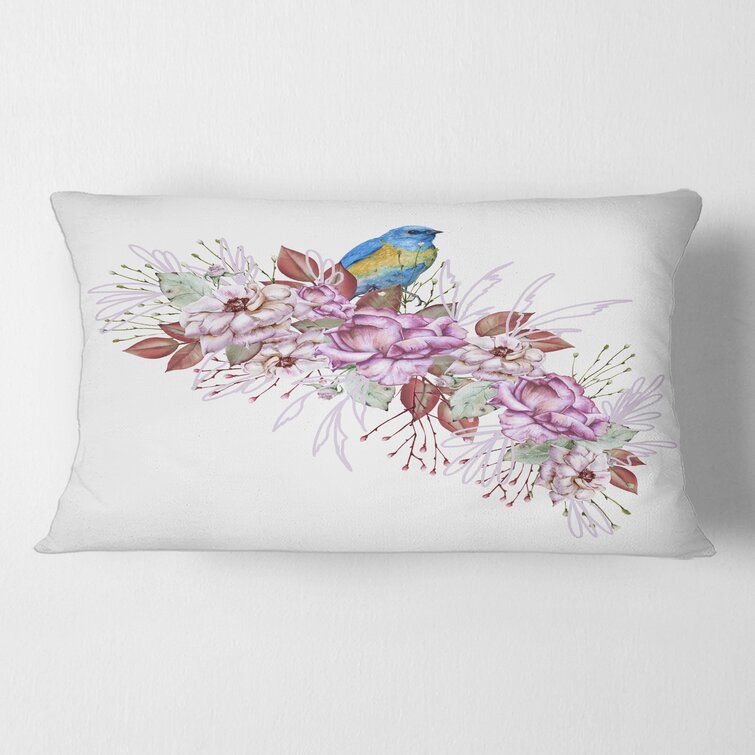 Living Room Throw Pillows, Decorative Sofa Pillows, Bird Throw