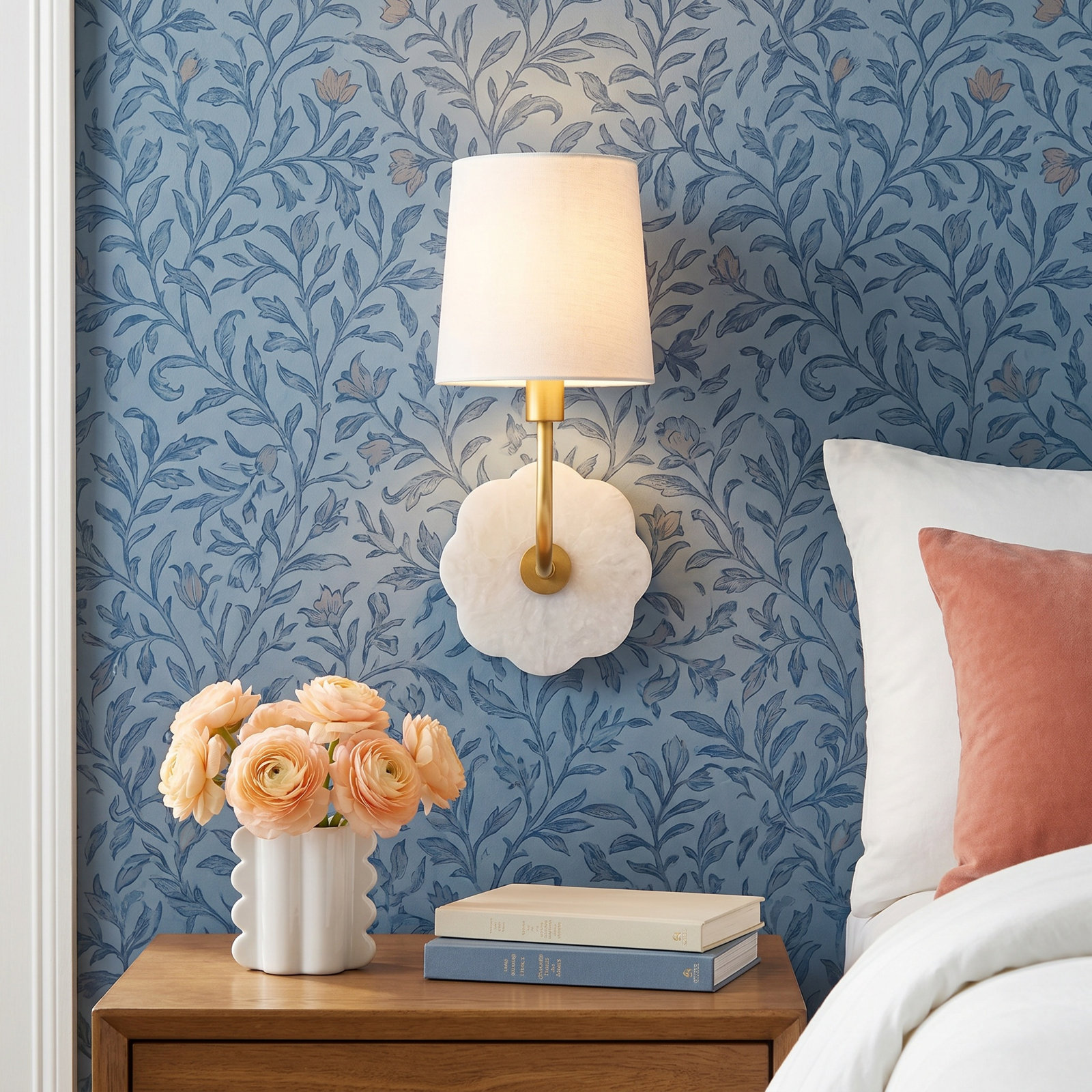 Camilla Single Light Dimmable Armed Sconce