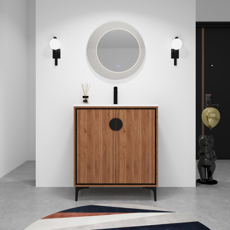 Ensemble de meuble-lavabo 30 po avec 2 portes et meuble-lavabo Staplehurst
