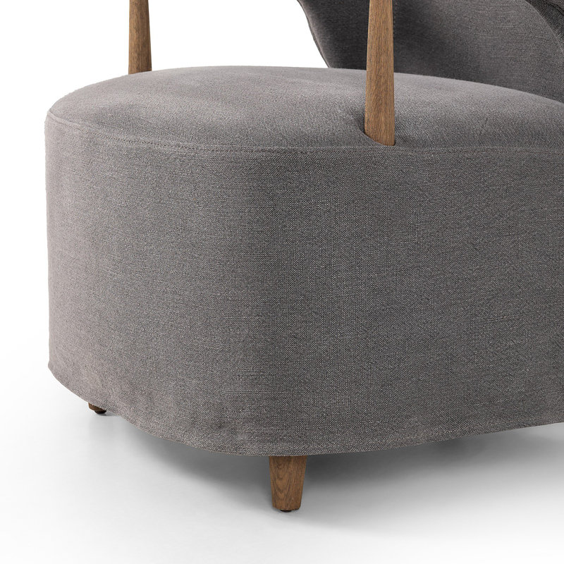 Brently Chair, Broadway Denim Linen