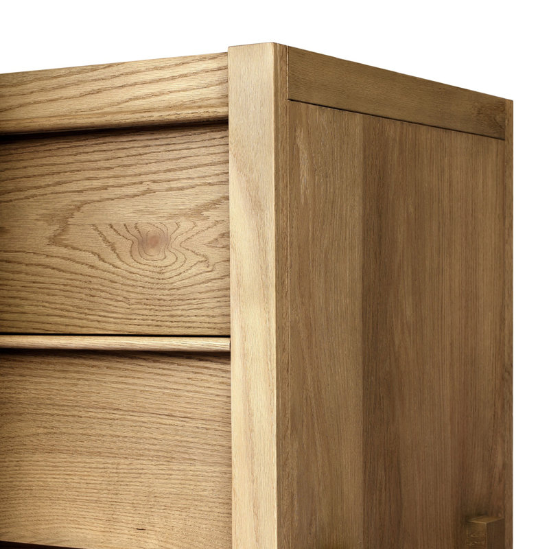 Aramis 2 - Drawer Nightstand, Sandy Oak Resawn
