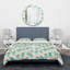 Ensemble de housse de couette designart illusion of geometric squaresf-35228570