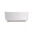 49 Inch Solid Surface Soaking Bathtub - Deep Soak Freestanding Tub