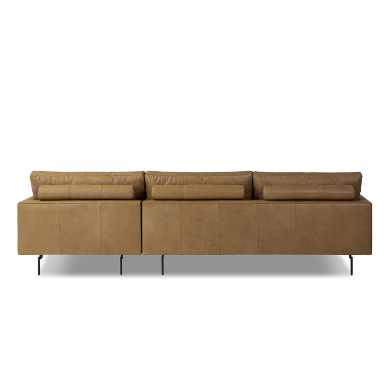 Melle 2Pc Sectional W/ LAFC-Omari Natural, Omari Natural Polyester Blend, Right Hand Facing