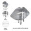 Décoration murale en acrylique Melting Dripping Lips-1407467173-1407467175