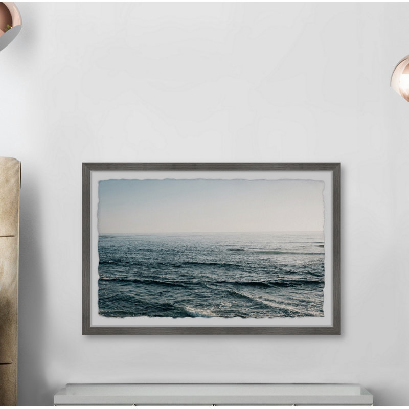 Ocean Currents - Single Picture Frame Print, 41cm H x 61cm W x 3.81cm D