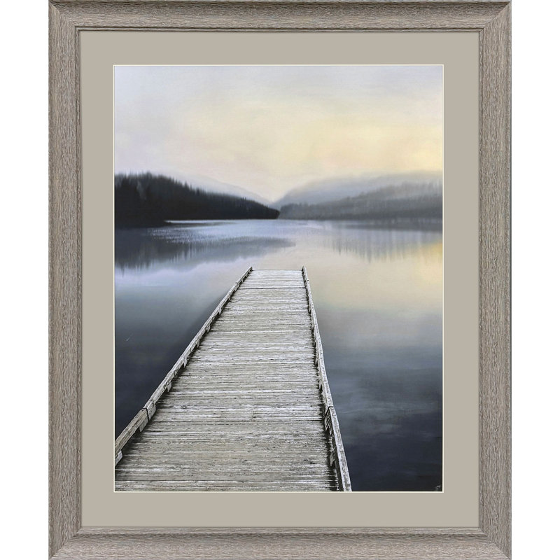 Reflective Aurora Framed Art