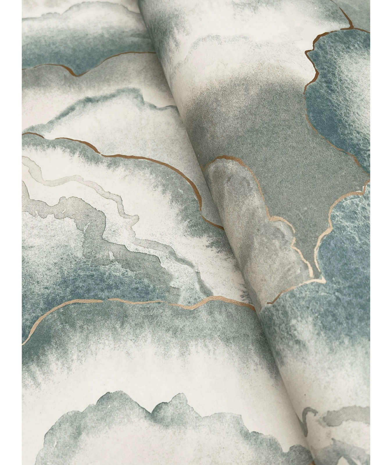Abalone Lavender Fans Wallpaper, Blue