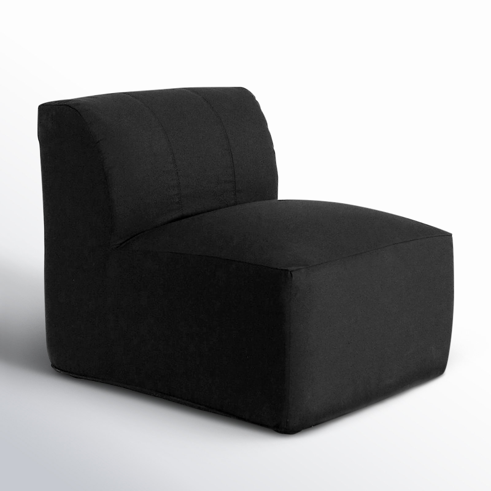 Praia Sunbrella® Patio Lounge Chair, Canvas Black Sunbrella® Canvas