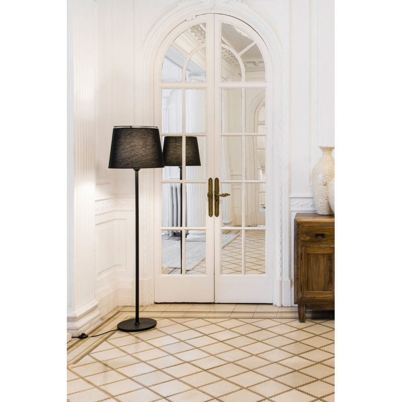 Savoy Floor Lamp, Matt Black, Black