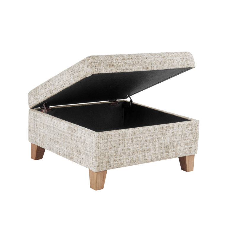 Grand repose-pieds avec rangement HomePop Camden