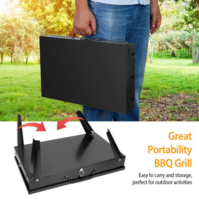 Edge Collections 10'' W Charcoal Grill