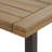 Outdoor Acacia Wood Dining Table, Metal-750586734