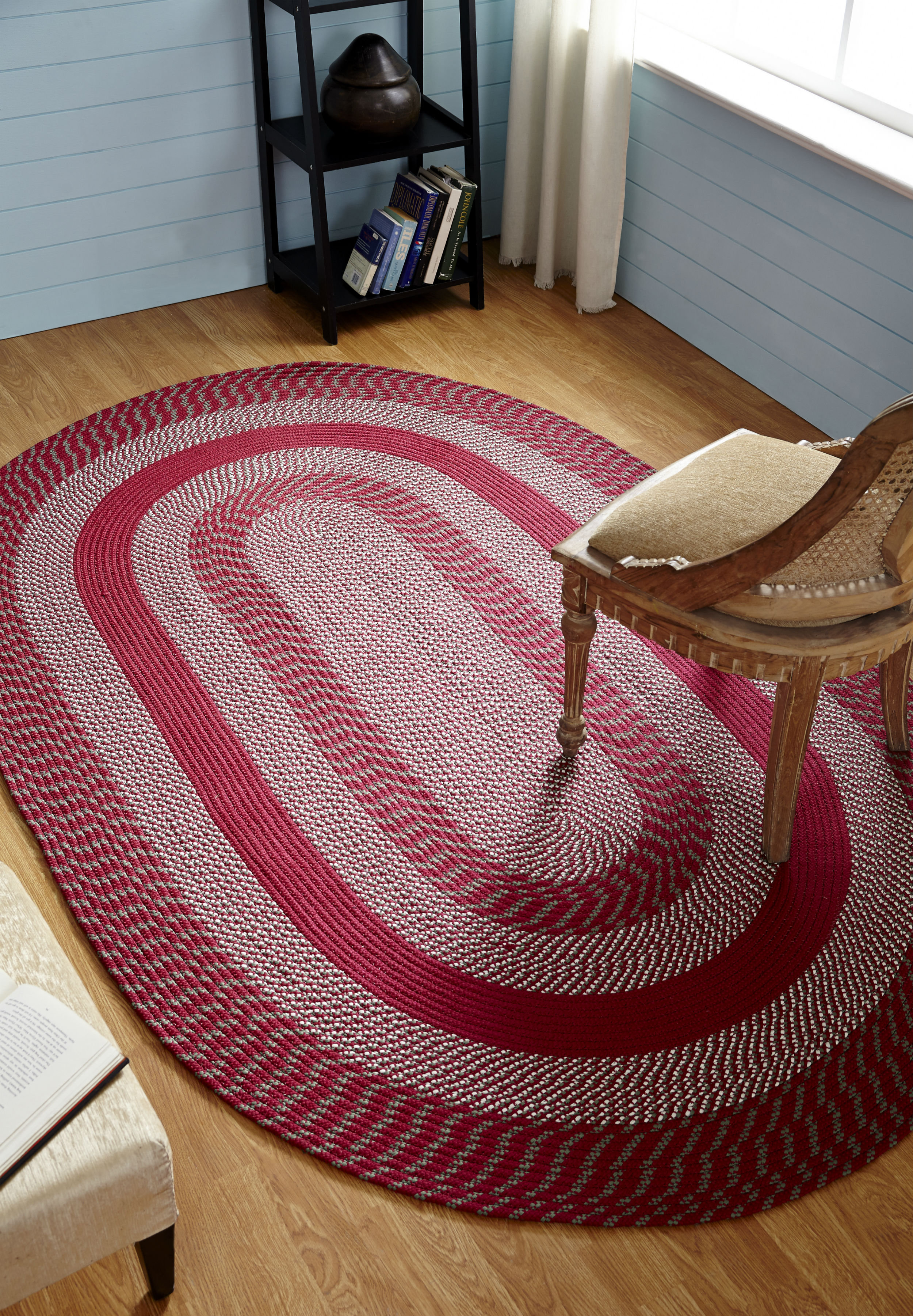 August Grove® Samara Barn Red Indoor/Outdoor Area Rug | Wayfair