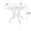 Table d'appoint en métal Jared